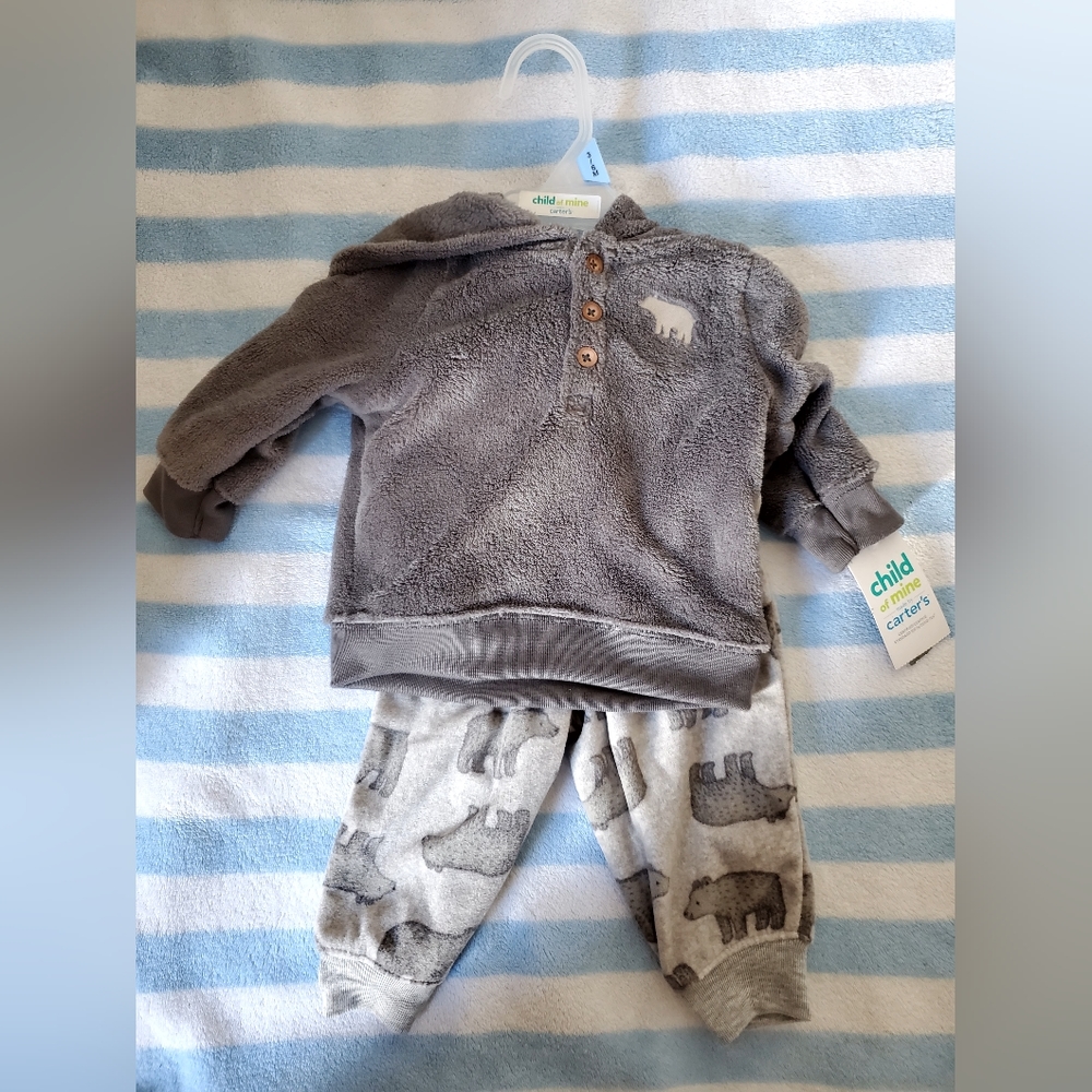 Child of Mine Bear sweater set